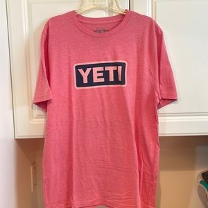 Yeti dark pink tee